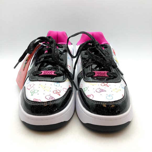 Heelys Girls Hello Kitty Kama Sneakers US 7 EU 39 Black White Multi NIB - Picture 7 of 14
